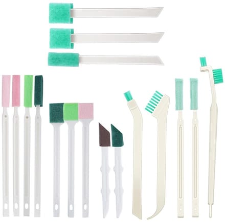 Dailygoods - 17 Stuks Diverse Huishoudelijke Reinigingsborstels