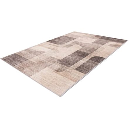 KAYOOM Vloerkleed Bluster 225, laagpolig (Taupe, 200 x 290 cm)