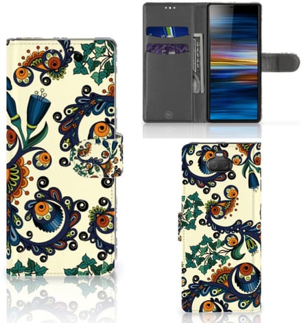 Wallet Case Sony Xperia 10 Barok Flower