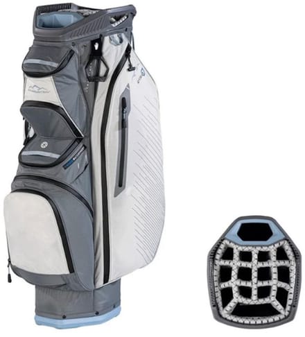 Sun Mountain C-130 H2NO Cartbag Waterdicht Nickel Platinum Ash