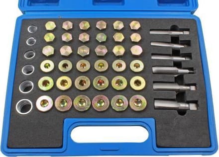 Schroefdraad reparatieset olie aftapplug 114-delig