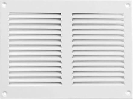 Metalen rooster 200x150mm wit – MR2015