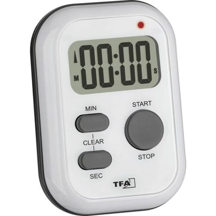 TFA Dostmann TFA - Timer Weiß digital Timer Wit Digitaal
