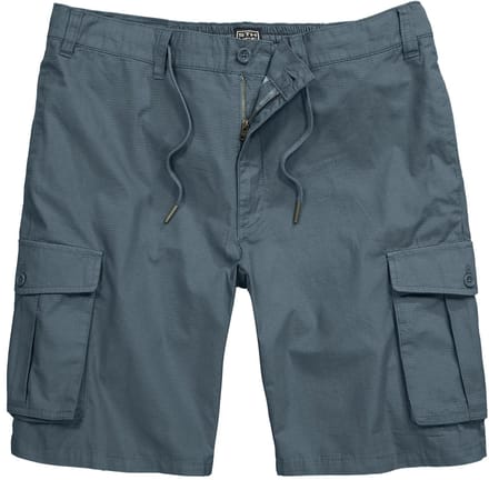STHUGE - Heren - Cargo-bermuda loose fit ribstop elastische tailleband - Diepblauw - Maat 60