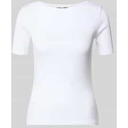 slim fit T-shirt met structuurpatroon model 'Klenja'
