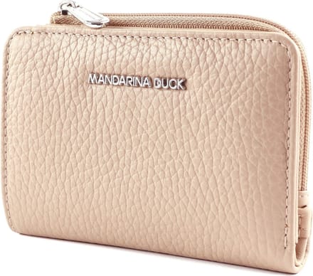 MANDARINA DUCK Leren portemonnee Mellow Wallet Warm Taupe Lichtbruin