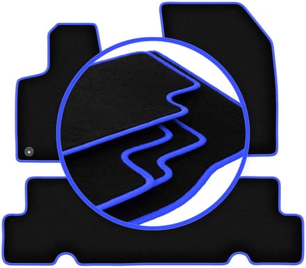 CARLUX-BLUE automatten voor: Citroen C4 Picasso II minivan (2013-)