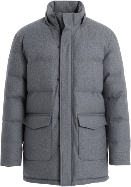 OMBRE Jas - Lange Mouw - Effen Grijs M