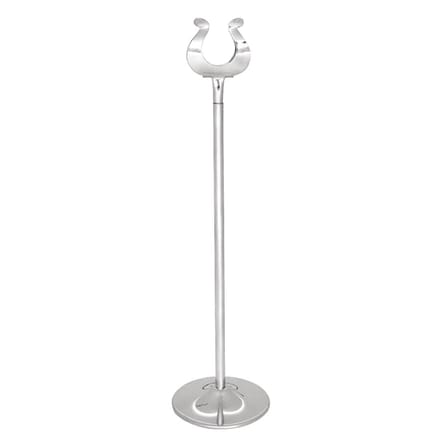 Olympia RVS tafelnummerstandaard 255mm
