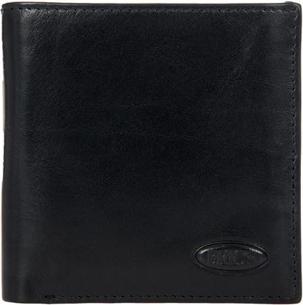 Bric's Monte Rosa Portemonnee RFID Leer 9.5 cm - Jongens - Horizontaal - schwarz