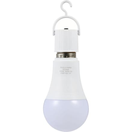 Pack de 2 ampoules LED d'urgence rechargeables multifonctions 6W, équivalent 60W, luminosité 6000K