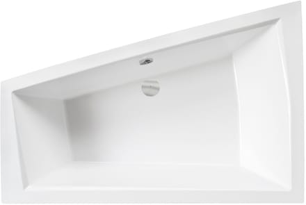 Badland INTIMA hoekbad 170 x 125 cm rechts wit