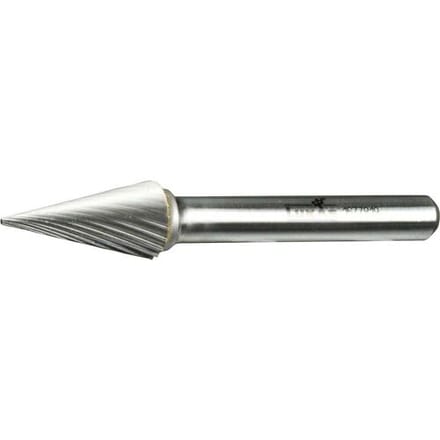 LUKAS-ERZETT A10051020603 Frees Hardmetaal Spitse kegel Lengte 40 mm Afmeting, Ø 10 mm Schachtdiameter 6 mm