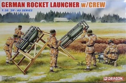 Dragon Modelbouwpakket Ruimtevaart - 6509 German Rocket Launcher w/Crew Plastic - 1:35 - Modelbouw