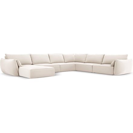 U-bank Vanda rechts velvet | Mazzini Sofas