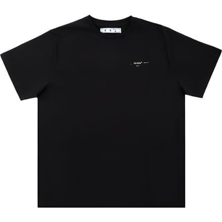 T-shirt OFF-WHITE imprimé Flèches OMAA038G20JER0061088 M black