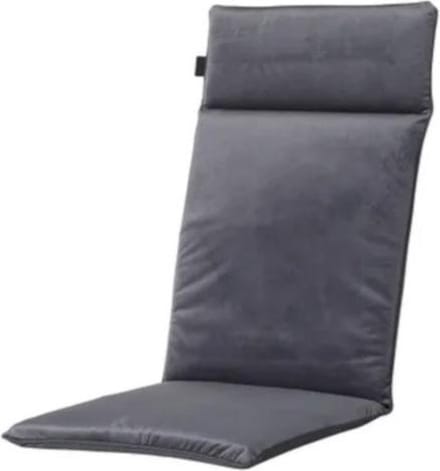 Madison - Tuinkussen - Lage Rug - Outdoor Velvet/Panama Grey - 105x50cm - Grijs