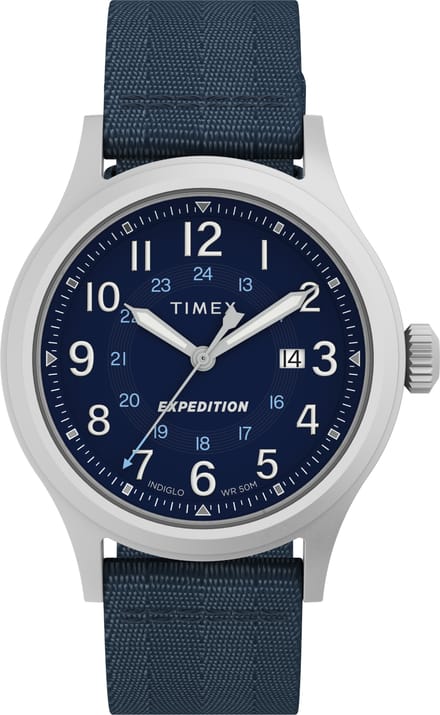 Timex Expedition North Sierra TW2V65600 Horloge - Nylon - Blauw - Ø 40 mm