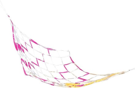 Netto Hangmat - Reis Hangmat - Ontspannen Buiten - Lichtgewicht Ontwerp - 195x150cm - Multicolor