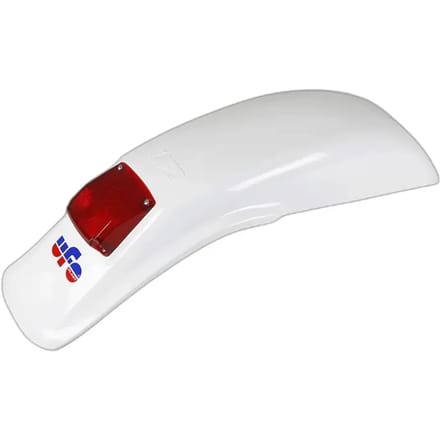 Achterspatbord motorfiets met licht UFO