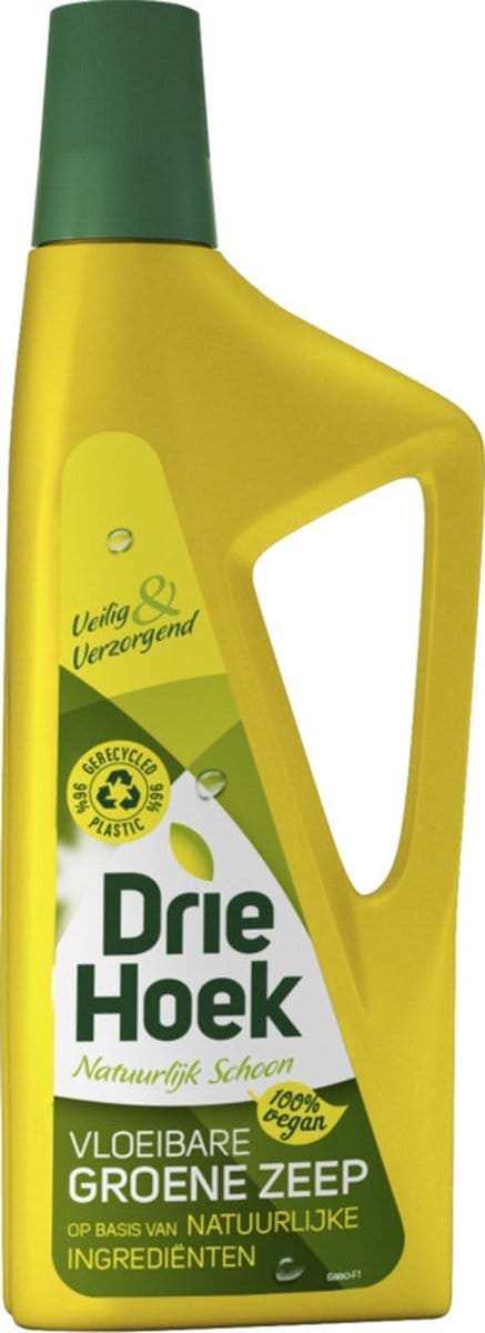 Driehoek Vloeibare Groene Zeep - 3 x 725 ml