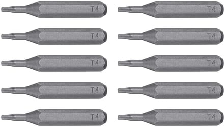 Cosensi - Dailygoods - 10 Stuks T4 Torx Schroevendraaierbits