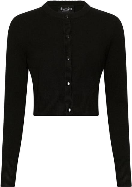 Succubus Clothing Ella 50's Cardigan Zwart