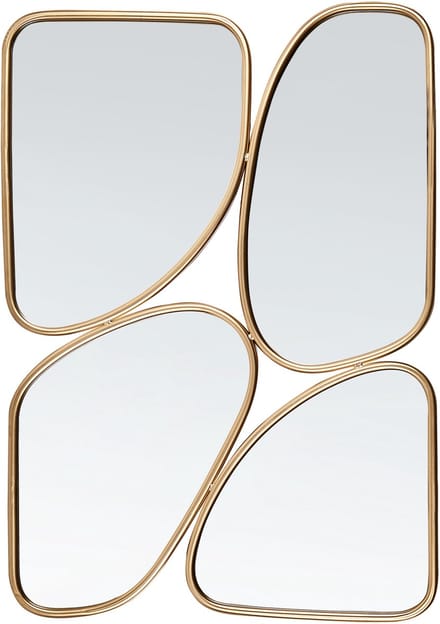 DIANCEY - Wandspiegel - Goud - 70 x 100 cm - Metaal