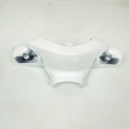 Couvre guidon avant Générique pour scooter MBK 50 Nitro 12167 Blanc brillant