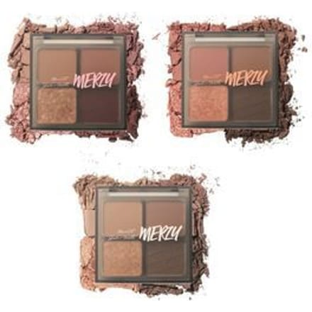 MERZY - Mood Fit Shadow Palette - 3 Colors #S1 Amusing Rose