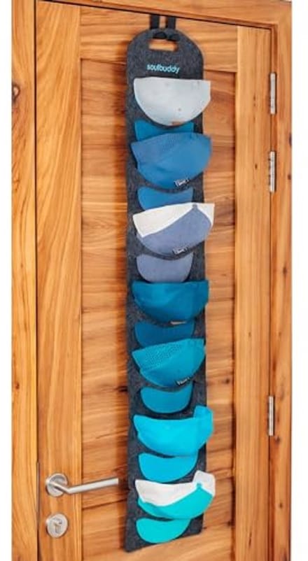 Hanging Cap Holder for 7 Caps - Stylish Storage Solution for Baseball Caps and Headgear