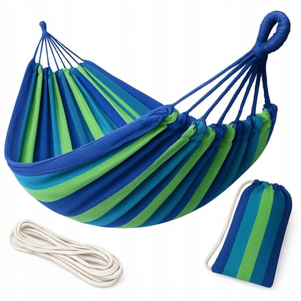 Sterke Grote Tuin Hangmat - Comfortabel & Draagbaar - Blauw