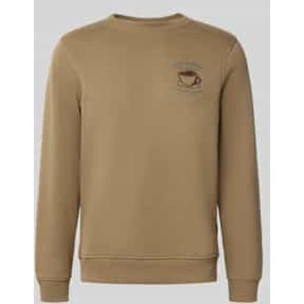 Sweatshirt met motiefstitching, model 'HIFOLO'