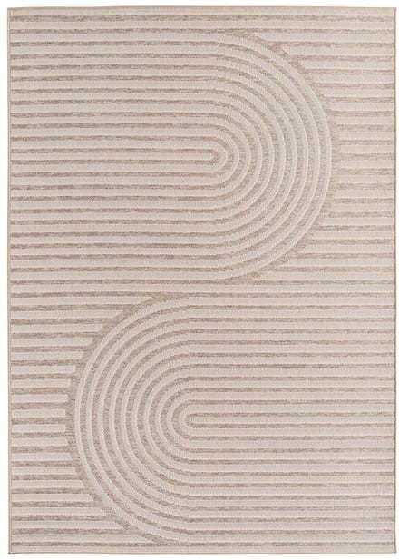 Balkonkleed - Mira Curve beige 80x150