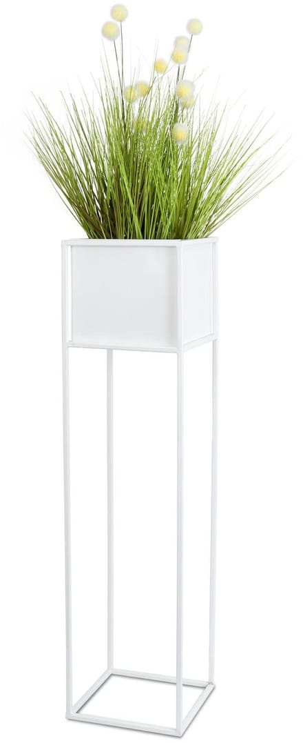 HowHomely Serie - Plantenrek - 90 cm - Wit - Loftstijl