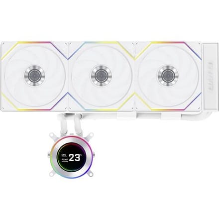 Lian Li HydroShift II LCD-C 360TL - AIO Waterkoeler - 360mm Radiator - LCD Display - ARGB - Wit