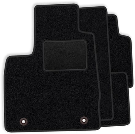 Complete set velours vloermatten passend voor Opel Corsa-e 2019- - zwarte afwerking