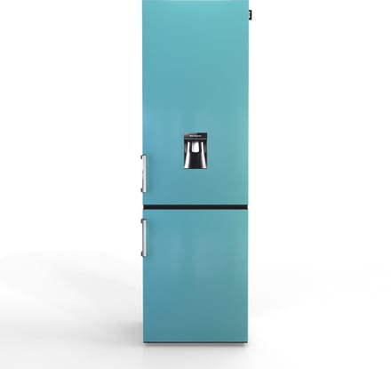 Nunki Large H2O – Koel-vriescombinatie – Waterdispenser – E-klasse – 268 liter – Front Sky Blue Gloss