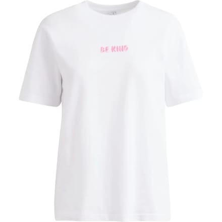 Mister Tee - Be Kind Heart EMB Dames Tshirt - M - Wit