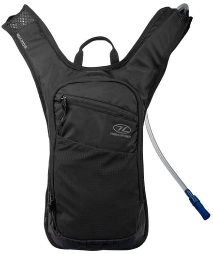 Highlander Bolt-Lite hydration system drinkrugzak 1,5L incl. TPU blaas, zwart