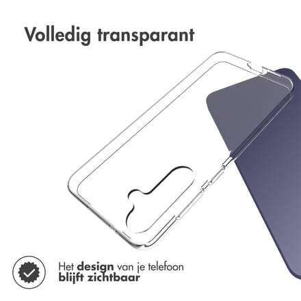 Accezz Hoesje - Geschikt voor Samsung Galaxy S25 Plus - Clear Backcover - Transparant