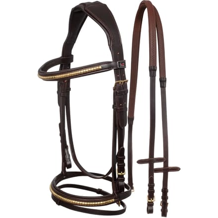 Anatomische rubberen hoofdstel voor paard. Supreme