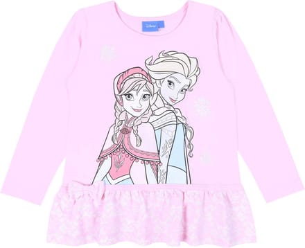 Roze shirt met franje - DISNEY Frozen