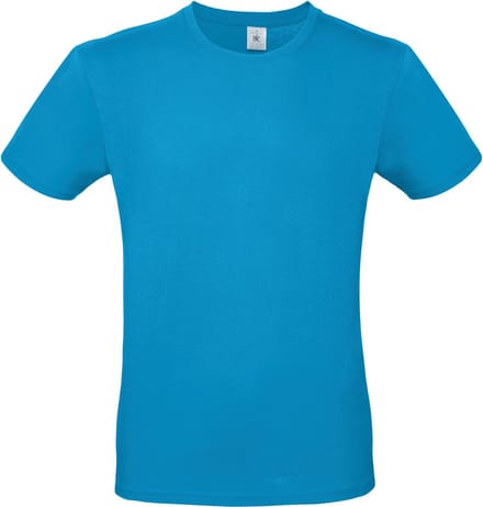 Classic E150 T-shirt B&C Collectie Atollblauw Maat M