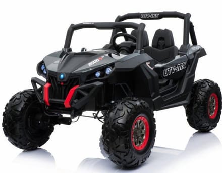 Beach Buggy 12V 2-Persoons Kinderauto Zwart