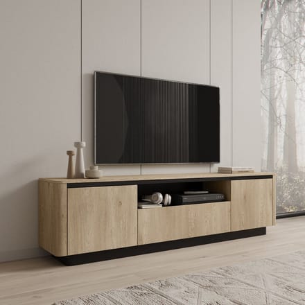 Meubella - Taywan - TV-Meubel - Eiken - 200 cm