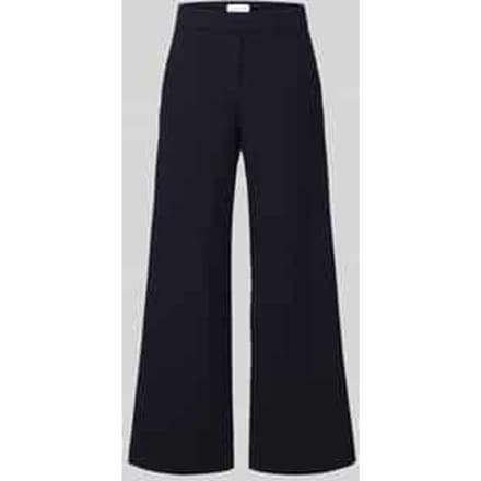 Regular fit wijde broek van viscosemix model 'NALEY'