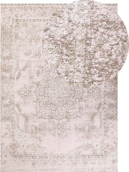 MATARIM - Vloerkleed - Roze - 200 x 300 cm - Katoen
