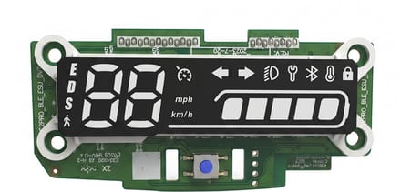 Segway-Ninebot, Dashboard Scherm Origineel Geschikt voor Ninebot E2 Pro Step Met Knop, Zwart / Groen