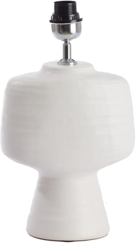 Light & Living Tafellamp Gandoro Keramiek, 39cm (excl. kap) - Wit